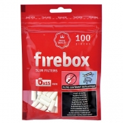 Фильтры для самокруток Firebox Slim (6 мм) - 100 шт